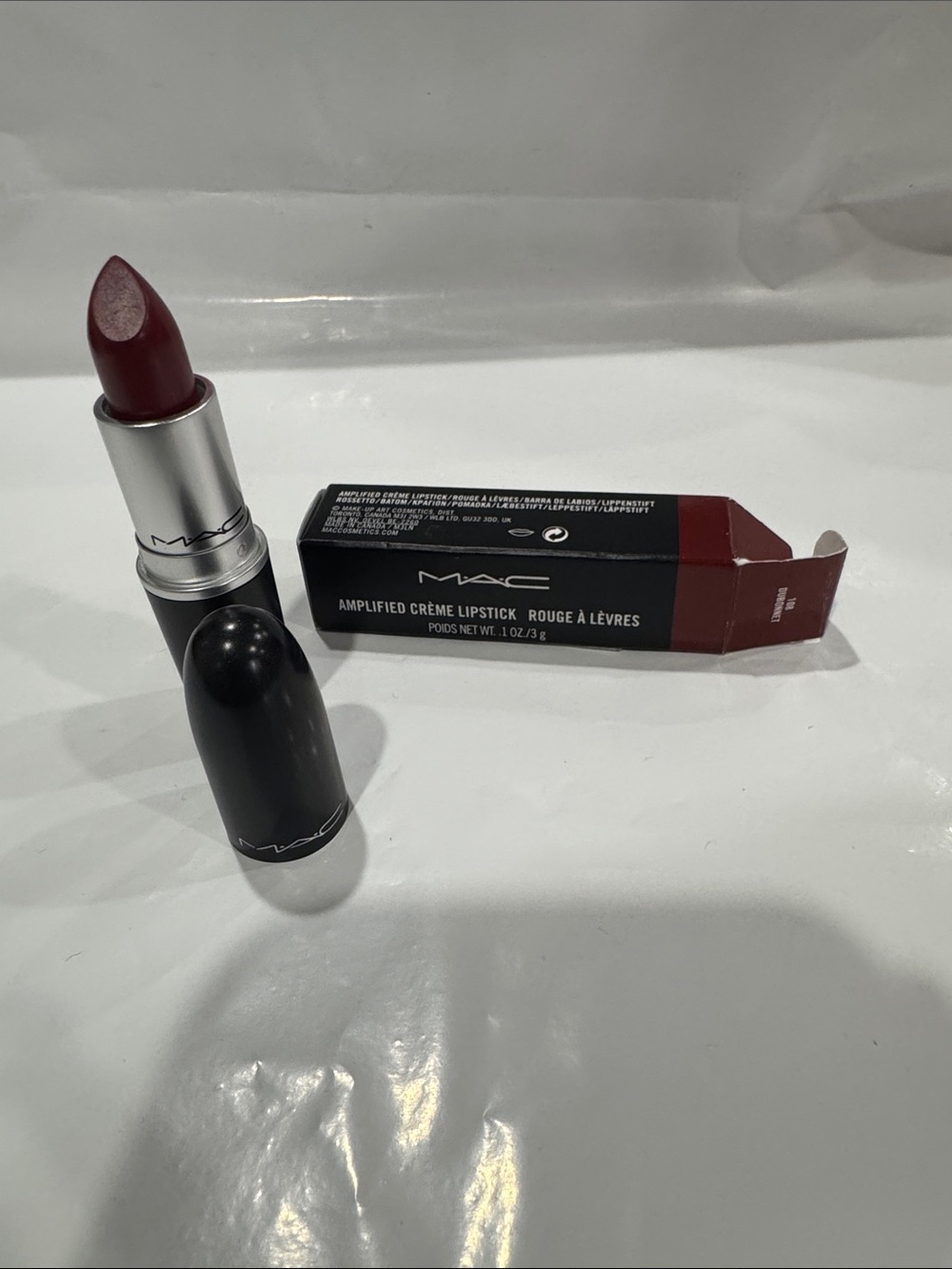 MAC Cosmetics Amplified Crème Lipstick - Deep Berry 108 dubonnet